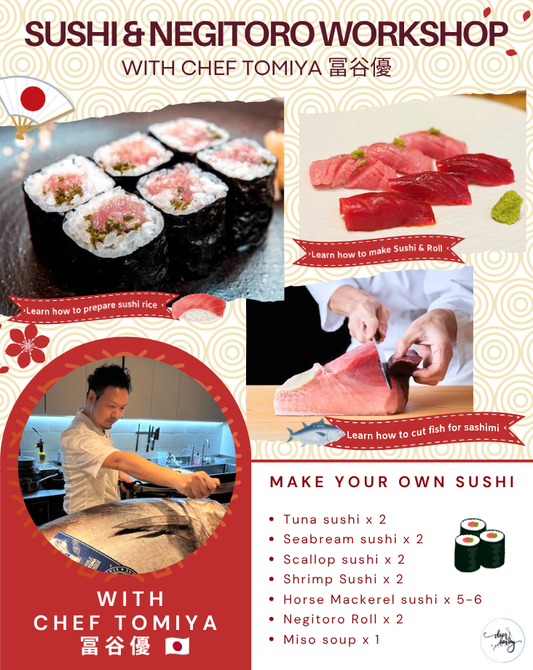 Sushi & Negitoro Workshop 🍣🐟 🔪🇯🇵 日本壽司體驗班