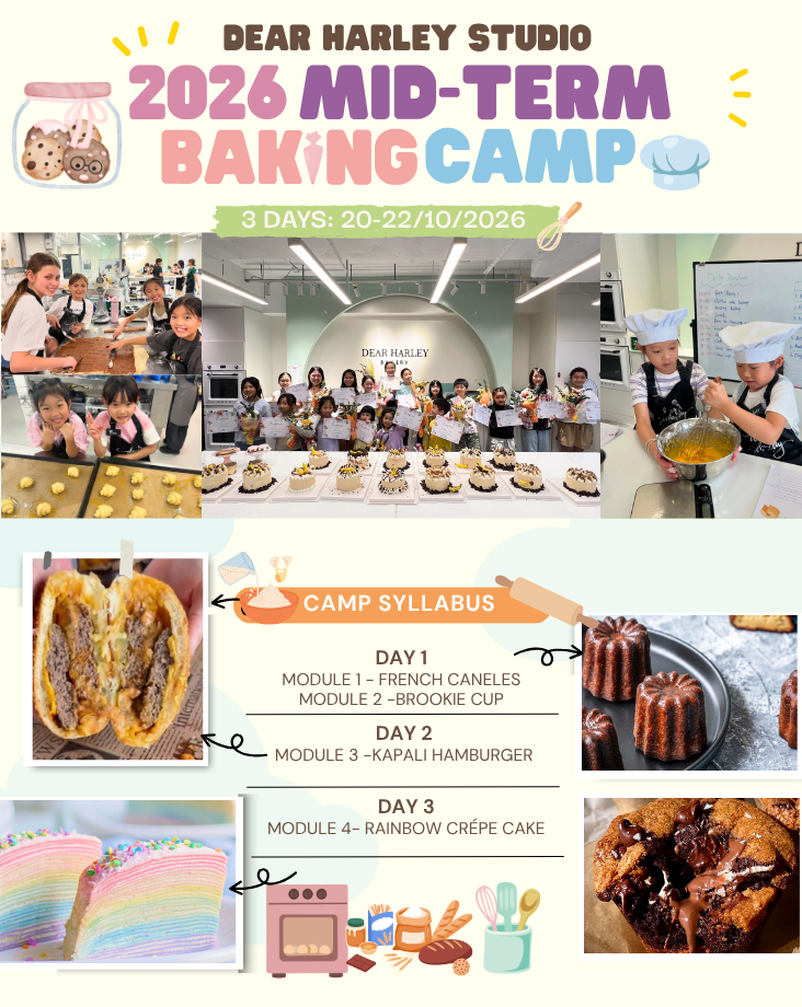 3天小朋友Term Break烘焙營 2026 Mid-Term Baking Camp