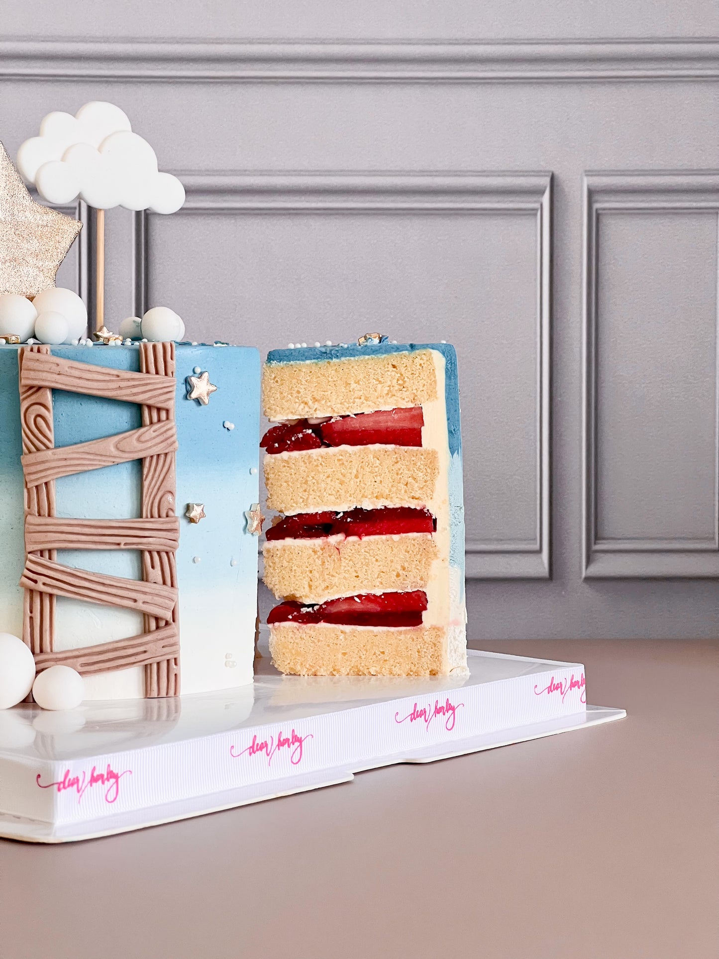 Animal Checkered Cake