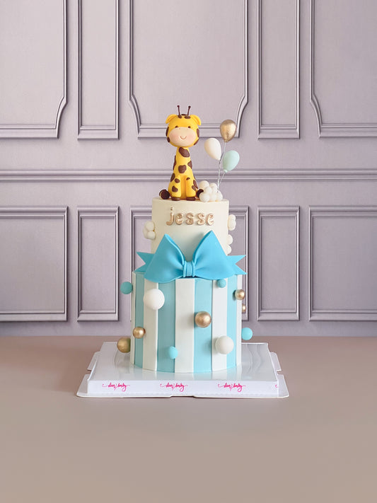 Animal with Ribbon Bow Cake