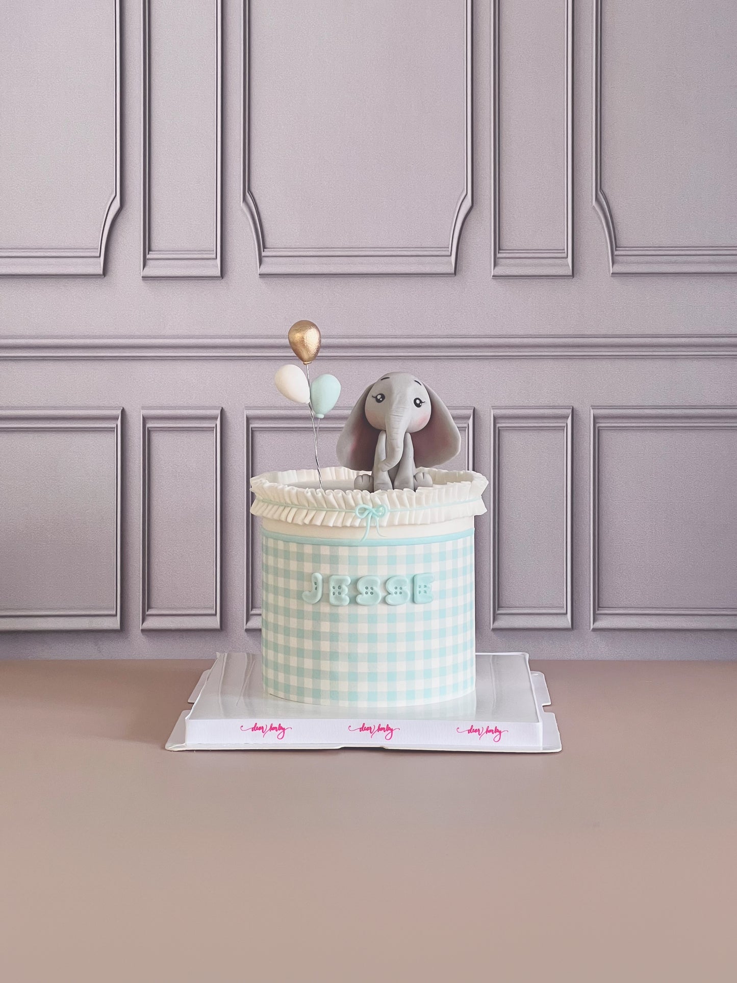 Animal Checkered Cake