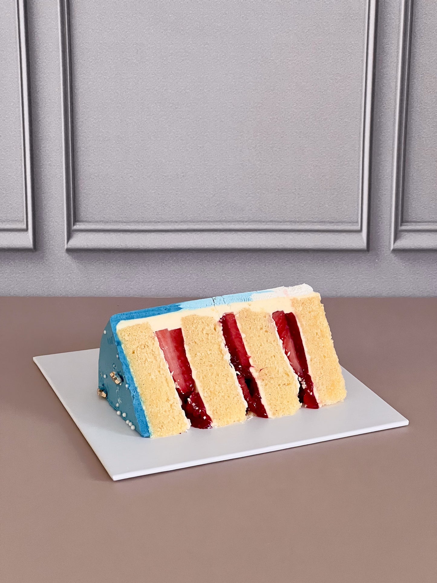 Animal Checkered Cake