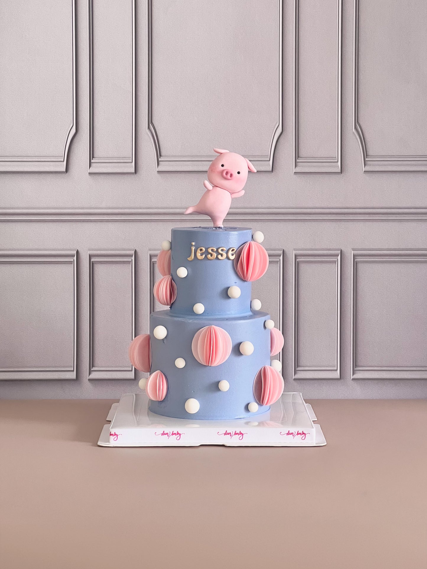 Animal with Dot and Balloon Cake